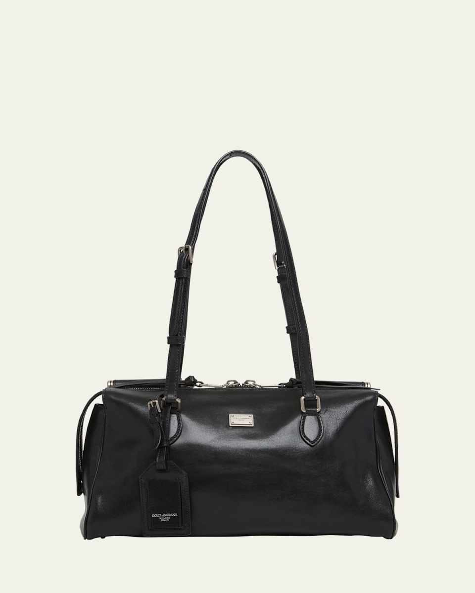 Vittoria Smooth Leather Shoulder Bag